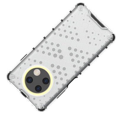 For Huawei Y91 Shockproof Honeycomb Phone Case(Blue) - Huawei Cases by buy2fix | Online Shopping UK | buy2fix