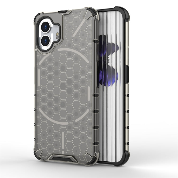 For Nothing Phone 2 Shockproof Honeycomb Phone Case(Black) by buy2fix