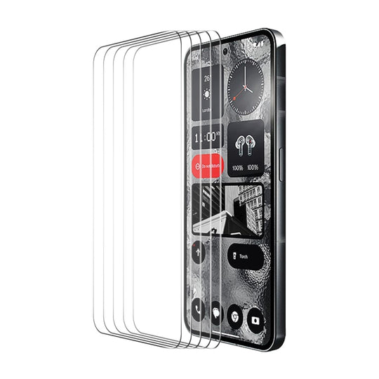 For Nothing Phone 2 5pcs ENKAY 0.26mm 9H 2.5D High Aluminum-silicon Tempered Glass Film