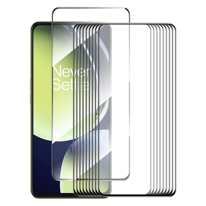 For OnePlus Nord CE 3 Lite 10pcs ENKAY Full Glue High Aluminum-silicon Tempered Glass Film by ENKAY