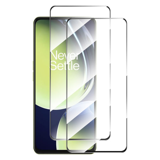 For OnePlus Nord CE 3 Lite 2pcs ENKAY Full Glue High Aluminum-silicon Tempered Glass Film - OnePlus Tempered Glass by ENKAY | Online Shopping UK | buy2fix