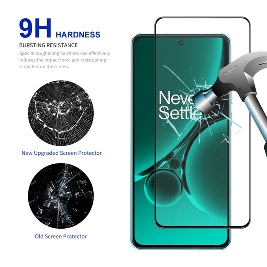For OnePlus Nord CE3 ENKAY Full Glue High Aluminum-silicon Tempered Glass Film - OnePlus Tempered Glass by ENKAY | Online Shopping UK | buy2fix