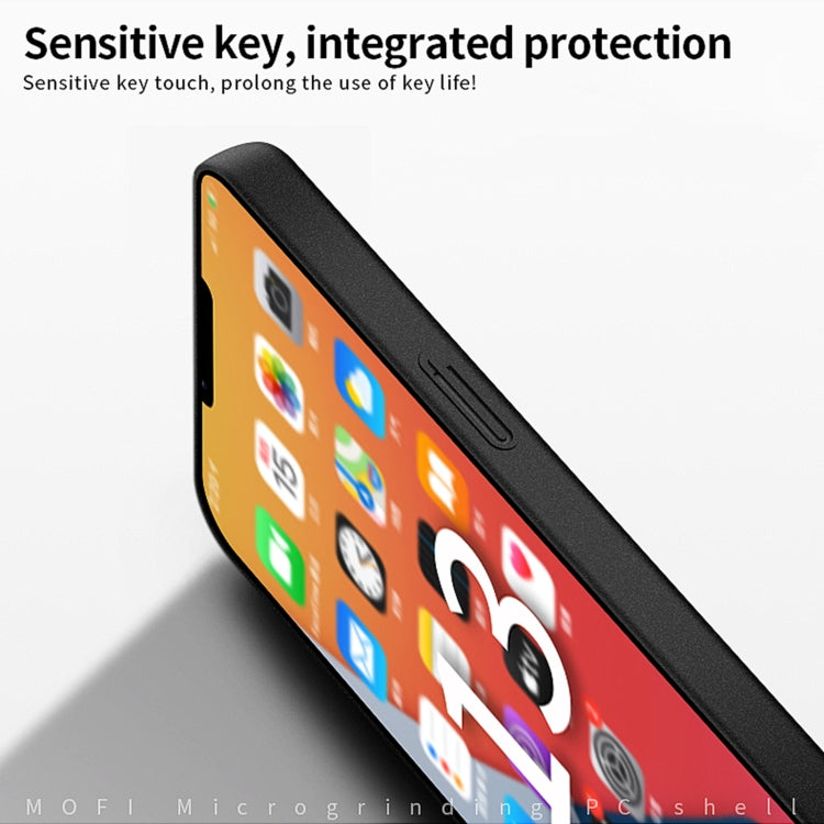 For iPhone 15 Plus  MOFI Fandun Series Frosted PC Ultra-thin All-inclusive Phone Case(Black) - More iPhone Cases by MOFI | Online Shopping UK | buy2fix