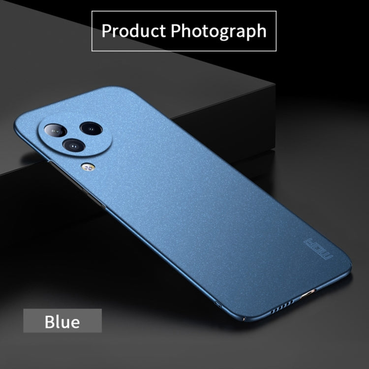 For Xiaomi Civi 3 MOFI Fandun Series Frosted PC Ultra-thin All-inclusive Phone Case(Blue) - Xiaomi Cases by MOFI | Online Shopping UK | buy2fix