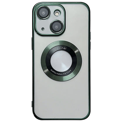 For iPhone 14 Plus Electroplating Magsafe TPU Phone Case(Green) - iPhone 14 Plus Cases by buy2fix | Online Shopping UK | buy2fix
