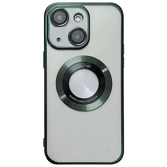 For iPhone 14 Plus Electroplating Magsafe TPU Phone Case(Green) - iPhone 14 Plus Cases by buy2fix | Online Shopping UK | buy2fix