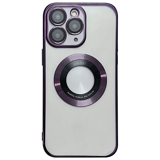 For iPhone 11 Pro Max Electroplating Magsafe TPU Phone Case(Purple) - iPhone 11 Pro Max Cases by buy2fix | Online Shopping UK | buy2fix
