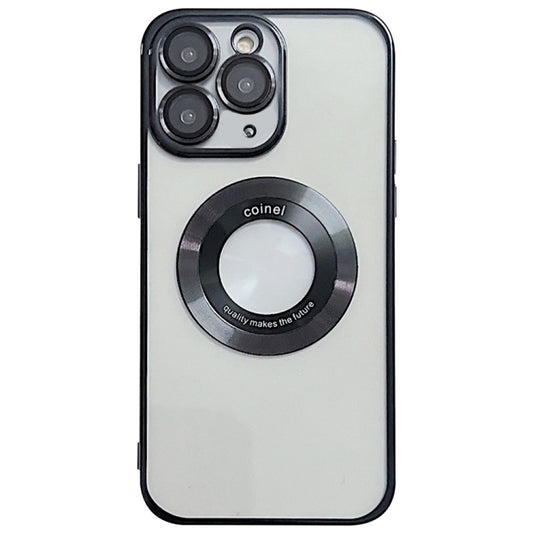For iPhone 11 Pro Max Electroplating Magsafe TPU Phone Case(Black) - iPhone 11 Pro Max Cases by buy2fix | Online Shopping UK | buy2fix