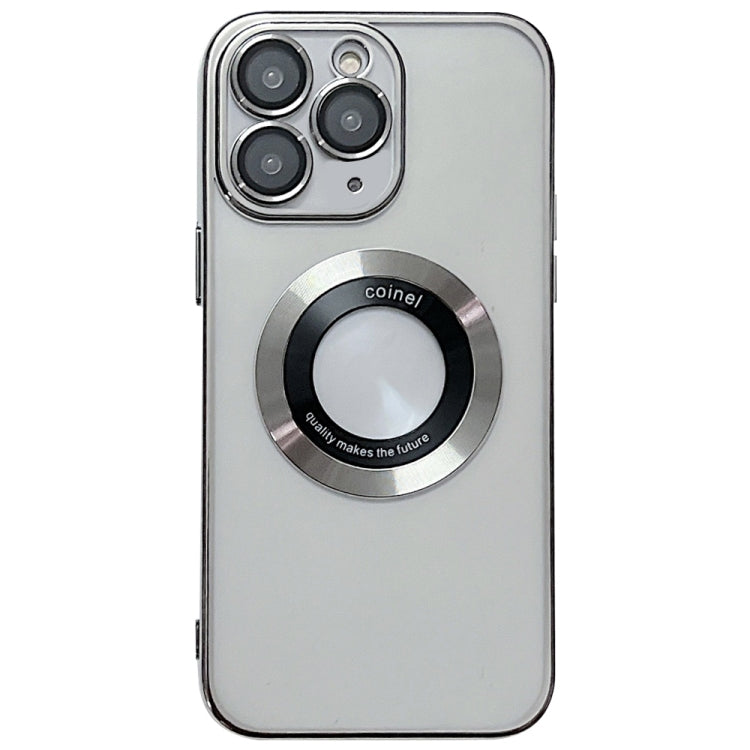 For iPhone 11 Pro Max Electroplating Magsafe TPU Phone Case(Silvery) - iPhone 11 Pro Max Cases by buy2fix | Online Shopping UK | buy2fix