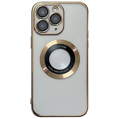 For iPhone 11 Pro Electroplating Magsafe TPU Phone Case(Golden) - iPhone 11 Pro Cases by buy2fix | Online Shopping UK | buy2fix
