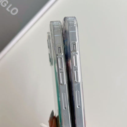 For iPhone 11 Glitter MagSafe Hybrid Clear TPU Phone Case(Green) - iPhone 11 Cases by buy2fix | Online Shopping UK | buy2fix
