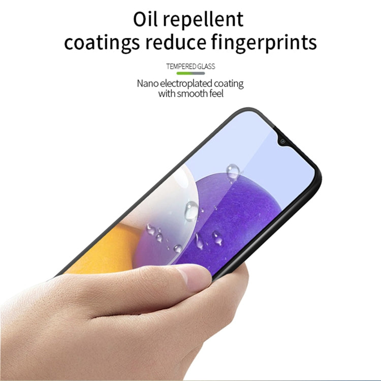 For Samsung Galaxy A25 PINWUYO 9H 3D Full Screen Explosion-proof Tempered Glass Film(Black) - Galaxy Tempered Glass by PINWUYO | Online Shopping UK | buy2fix