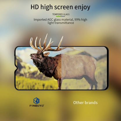 For Samsung Galaxy A25 PINWUYO 9H 3D Full Screen Explosion-proof Tempered Glass Film(Black) - Galaxy Tempered Glass by PINWUYO | Online Shopping UK | buy2fix