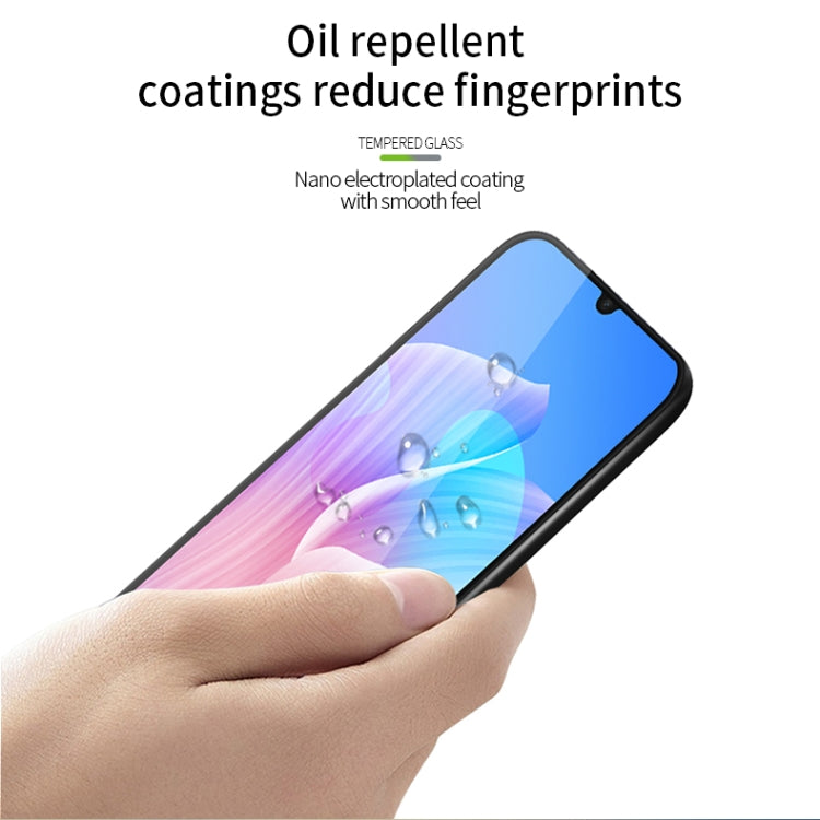 For Samsung Galaxy M34 PINWUYO 9H 3D Full Screen Explosion-proof Tempered Glass Film(Black) - Galaxy Tempered Glass by PINWUYO | Online Shopping UK | buy2fix