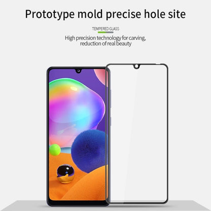 For Samsung Galaxy A05  PINWUYO 9H 3D Full Screen Explosion-proof Tempered Glass Film(Black) - Galaxy Tempered Glass by PINWUYO | Online Shopping UK | buy2fix