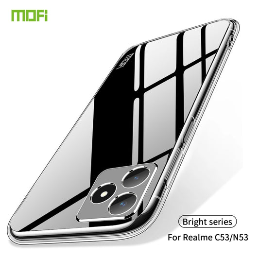 For Realme C53 / Narzo N53 MOFI Ming Series Ultra-thin TPU Phone Case(Transparent) - Realme Cases by MOFI | Online Shopping UK | buy2fix
