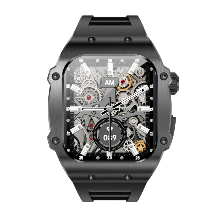 AK55 1.91 inch IP67 Waterproof Color Screen Smart Watch,Support Heart Rate / Blood Pressure / Blood Oxygen Monitoring(Black) by buy2fix