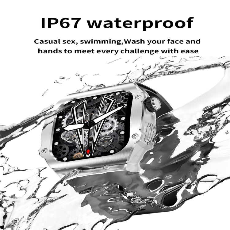 AK55 1.91 inch IP67 Waterproof Color Screen Smart Watch,Support Heart Rate / Blood Pressure / Blood Oxygen Monitoring(Red) by buy2fix