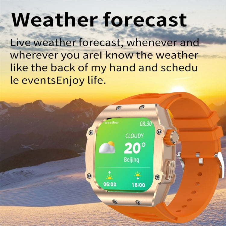 AK55 1.91 inch IP67 Waterproof Color Screen Smart Watch,Support Heart Rate / Blood Pressure / Blood Oxygen Monitoring(Silver) by buy2fix