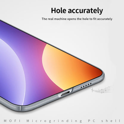 For Xiaomi Redmi Note 12 Turbo /Poco F5 5G MOFI Fandun Series Frosted PC Ultra-thin All-inclusive Phone Case(Gray) - Xiaomi Cases by MOFI | Online Shopping UK | buy2fix