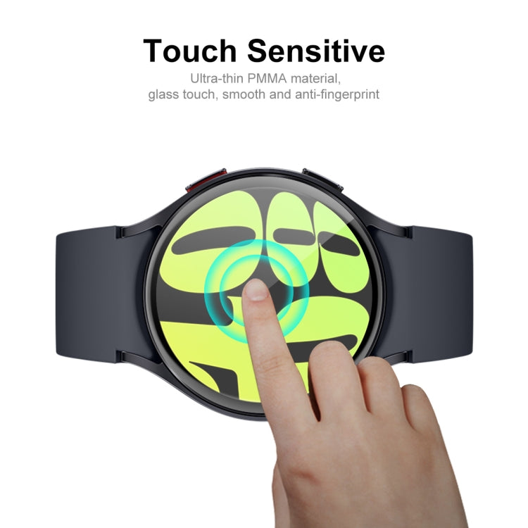 For Samsung Galaxy Watch6 / Watch7 44mm 2pcs ENKAY 3D Full Coverage Soft PC Edge PMMA HD Screen Film - Screen Protector by ENKAY | Online Shopping UK | buy2fix