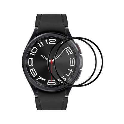 For Samsung Galaxy Watch6 Classic 43mm 2pcs ENKAY 3D Full Coverage Soft PC Edge PMMA HD Screen Film - Screen Protector by ENKAY | Online Shopping UK | buy2fix