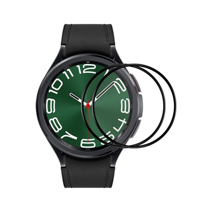 For Samsung Galaxy Watch6 Classic / Ultra 47mm 2pcs ENKAY 3D Full Coverage Soft PC Edge PMMA HD Screen Film - Screen Protector by ENKAY | Online Shopping UK | buy2fix