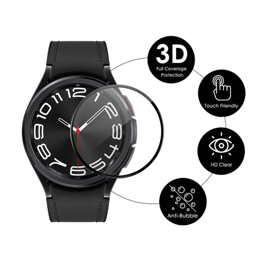 For Samsung Galaxy Watch6 Classic 43mm 5pcs ENKAY 3D Full Coverage Soft PC Edge PMMA HD Screen Film - Screen Protector by ENKAY | Online Shopping UK | buy2fix