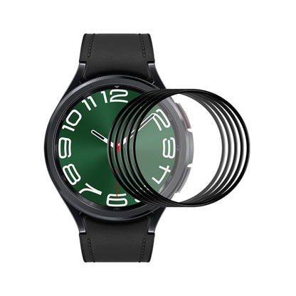 For Samsung Galaxy Watch6 Classic / Ultra 47mm 5pcs ENKAY 3D Full Coverage Soft PC Edge PMMA HD Screen Film - Screen Protector by ENKAY | Online Shopping UK | buy2fix