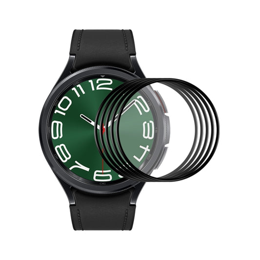 For Samsung Galaxy Watch6 Classic / Ultra 47mm 5pcs ENKAY 3D Full Coverage Soft PC Edge PMMA HD Screen Film - Screen Protector by ENKAY | Online Shopping UK | buy2fix