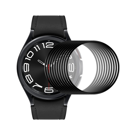 For Samsung Galaxy Watch6 Classic 43mm 10pcs ENKAY 3D Full Coverage Soft PC Edge PMMA HD Screen Film - Screen Protector by ENKAY | Online Shopping UK | buy2fix
