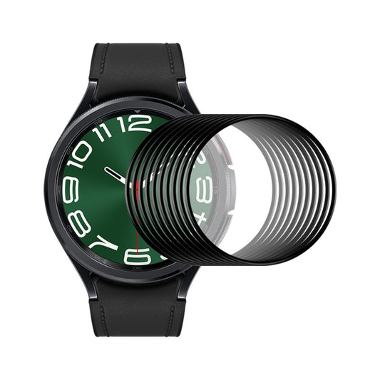 For Samsung Galaxy Watch6 Classic / Ultra 47mm 10pcs ENKAY 3D Full Coverage Soft PC Edge PMMA HD Screen Film - Screen Protector by ENKAY | Online Shopping UK | buy2fix