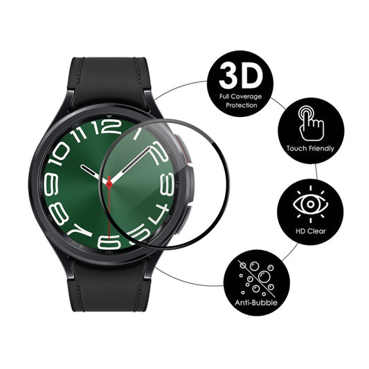 For Samsung Galaxy Watch6 Classic / Ultra 47mm 10pcs ENKAY 3D Full Coverage Soft PC Edge PMMA HD Screen Film - Screen Protector by ENKAY | Online Shopping UK | buy2fix
