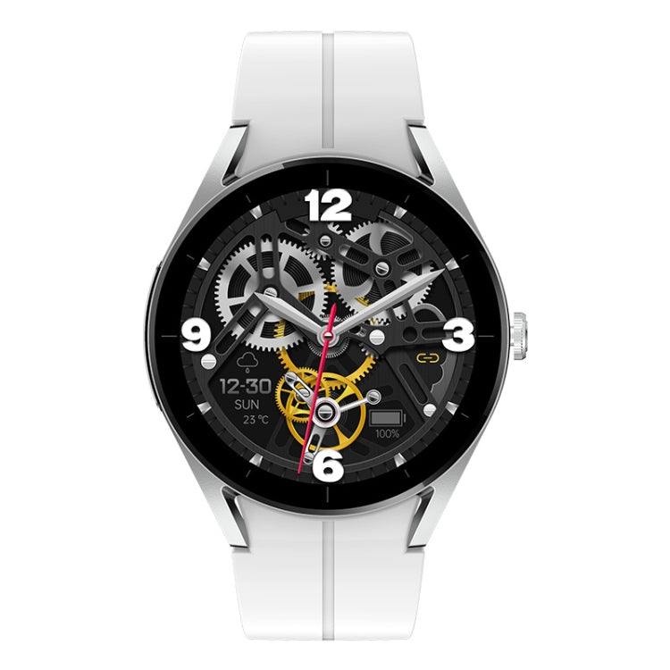 KS05 1.32 inch IP67 Waterproof Color Screen Smart Watch,Support Blood Oxygen / Blood Glucose / Blood Lipid Monitoring(Silver White) by buy2fix