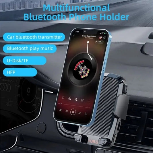 CS14 Car Interior Air Vent Mount Phone Stand MP3 Player FM Bluetooth Transmitter by buy2fix
