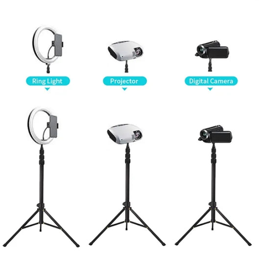 JMARY MT45 Cell Phone Clip Camera Mount Holder Telescopic Selfie Stick Outdoor Tripod Stand by buy2fix