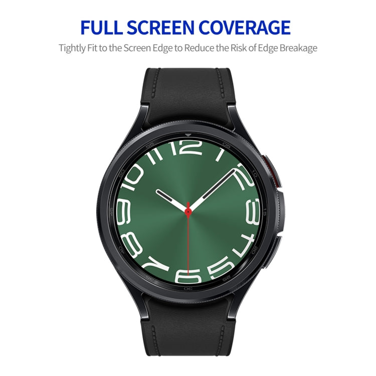 For Samsung Galaxy Watch Ultra 47mm / Ultra 2025 ENKAY Silk Print Full Glue Coverage High Aluminum-silicon Screen Protector Watch Film - Screen Protector by ENKAY | Online Shopping UK | buy2fix