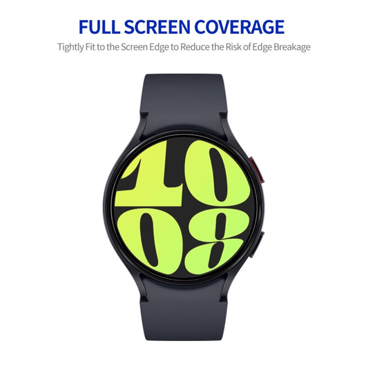 For Samsung Galaxy Watch6 / Watch7 44mm ENKAY Silk Print Full Glue Coverage High Aluminum-silicon Screen Protector Watch Film - Screen Protector by ENKAY | Online Shopping UK | buy2fix