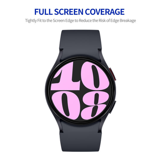 For Samsung Galaxy Watch6 / Watch7 40mm ENKAY Silk Print Full Glue Coverage High Aluminum-silicon Screen Protector Watch Film - Screen Protector by ENKAY | Online Shopping UK | buy2fix