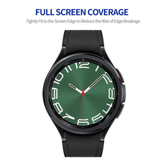 For Samsung Galaxy Watch Ultra 47mm / Ultra 2025 2pcs ENKAY Silk Print Full Glue Coverage High Aluminum-silicon Screen Protector Watch Film - Screen Protector by ENKAY | Online Shopping UK | buy2fix