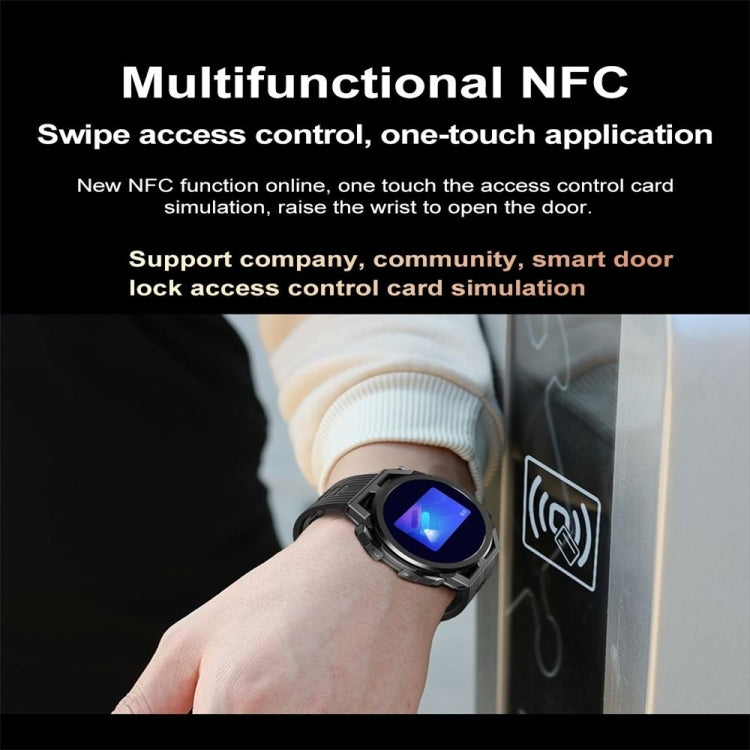 N18 1.53 inch Color Screen Smart Watch,Support Heart Rate / Blood Pressure / Sleep Monitoring (Grey) by buy2fix