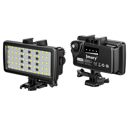 JMARY FM-72RGB photographie de plongée Rechargeable RGB IPX8 caméra étanche LED lumière de remplissage