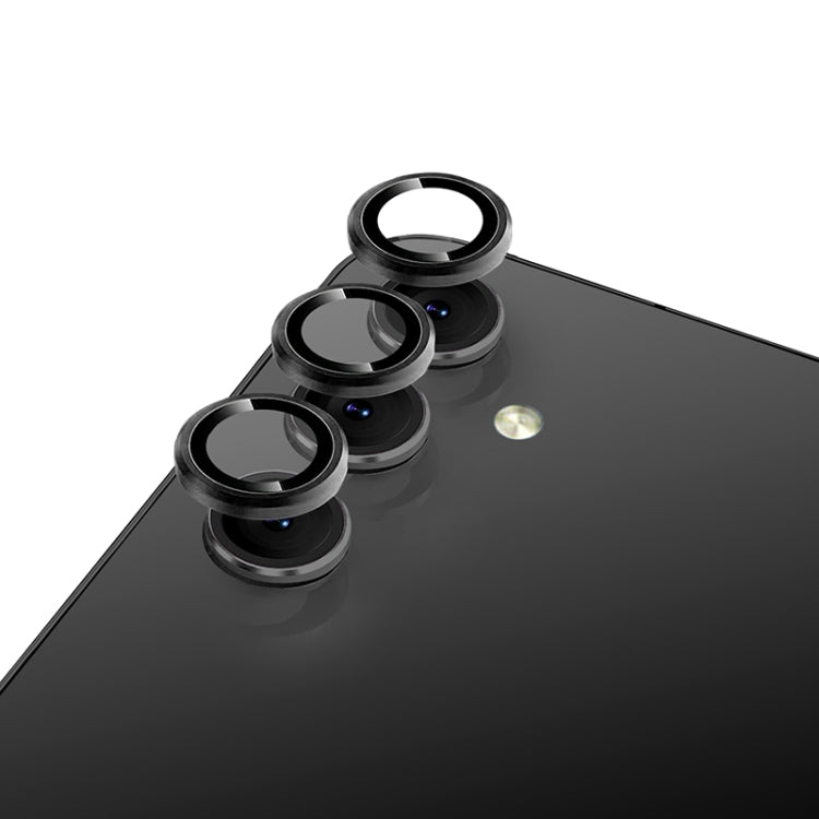 For Samsung Galaxy A54 5G NORTHJO Camera Lens Protector Tempered Glass CD Vein Metal Ring Film(Black) - Galaxy Tempered Glass by NORTHJO | Online Shopping UK | buy2fix