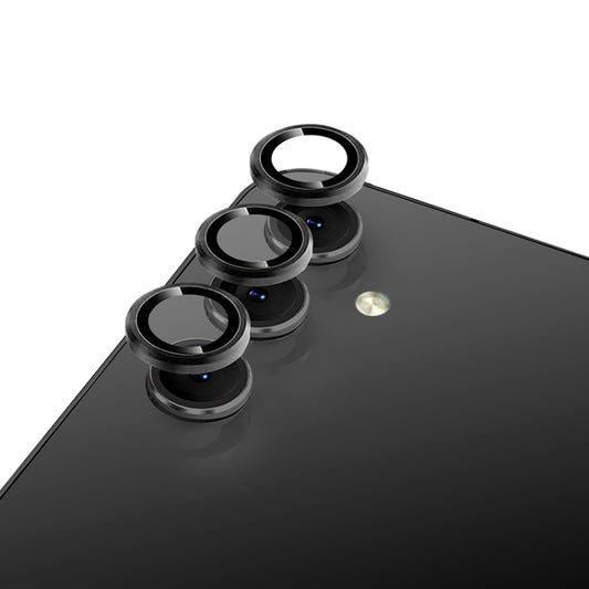For Samsung Galaxy A54 5G NORTHJO Camera Lens Protector Tempered Glass CD Vein Metal Ring Film(Black) - Galaxy Tempered Glass by NORTHJO | Online Shopping UK | buy2fix
