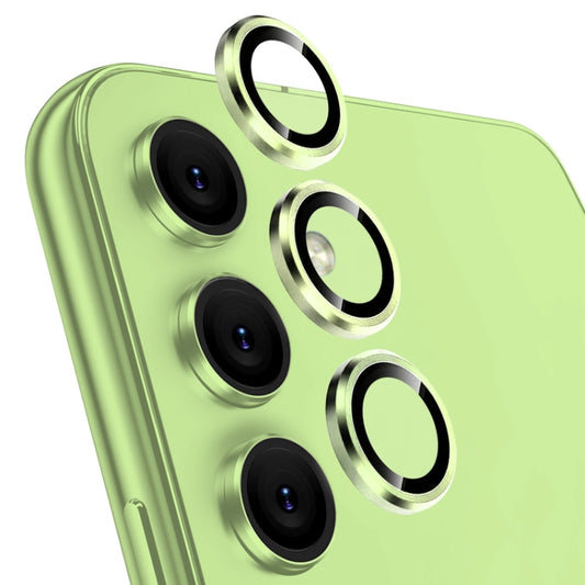 For Samsung Galaxy A54 5G NORTHJO Camera Lens Protector Tempered Glass CD Vein Metal Ring Film(Green) - Galaxy Tempered Glass by NORTHJO | Online Shopping UK | buy2fix