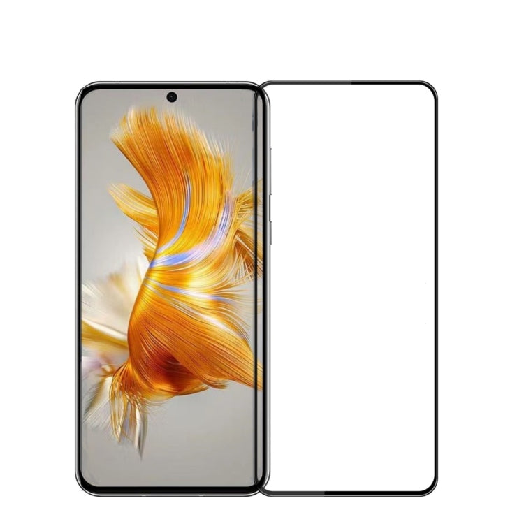 For Huawei Mate 60 PINWUYO 9H 3D Curved Full Screen Explosion-proof Tempered Glass Film(Black) - Huawei Tempered Glass by PINWUYO | Online Shopping UK | buy2fix