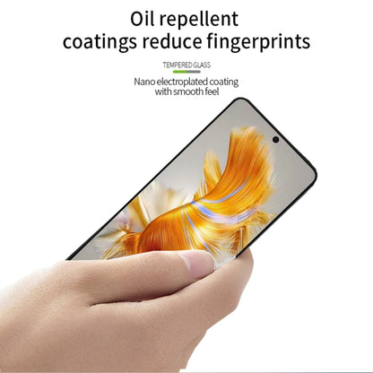 For Huawei Mate 60 PINWUYO 9H 3D Curved Full Screen Explosion-proof Tempered Glass Film(Black) - Huawei Tempered Glass by PINWUYO | Online Shopping UK | buy2fix