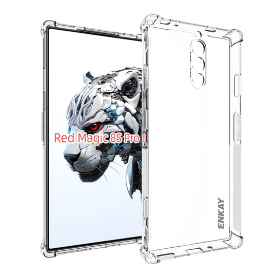For ZTE Nubia Red Magic 8s Pro ENKAY Hat-Prince Transparent TPU Shockproof Phone Case