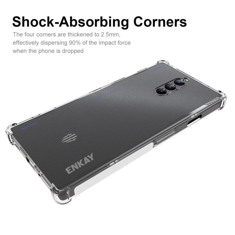 For ZTE Nubia Red Magic 8s Pro ENKAY Hat-Prince Transparent TPU Shockproof Phone Case - ZTE Cases by ENKAY | Online Shopping UK | buy2fix