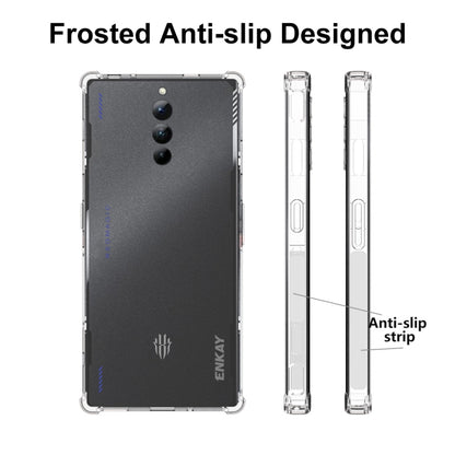 For ZTE Nubia Red Magic 8s Pro ENKAY Hat-Prince Transparent TPU Shockproof Phone Case - ZTE Cases by ENKAY | Online Shopping UK | buy2fix